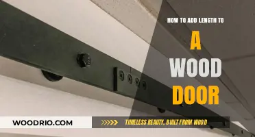 Extend Your Door's Reach: A Guide to Adding Length to Wood Doors