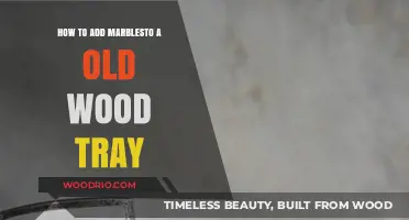 Revamp Your Old Wood Tray with Elegant Marble Accents