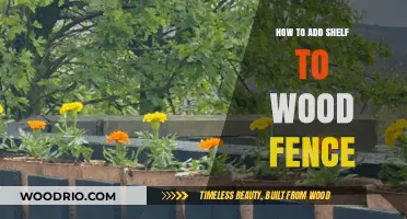 Enhance Your Wood Fence with a DIY Shelf Addition Guide