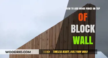 Enhance Your Block Wall: Adding a Wood Fence on Top
