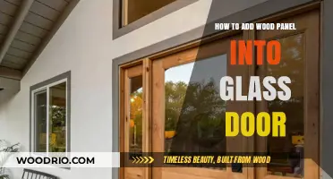 Enhancing Elegance: Incorporating Wood Panels into Glass Doors