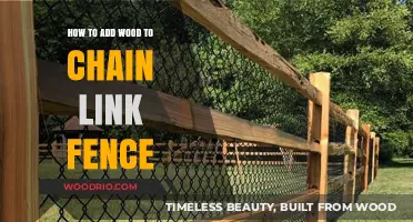 Enhance Your Chain Link Fence with Wood: A Step-by-Step Guide
