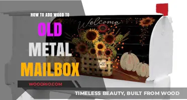 Revamp Your Metal Mailbox: Easy Steps to Add Wood Accents