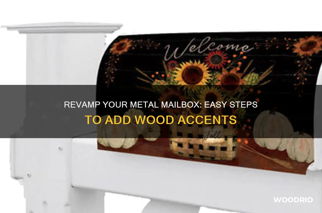 how to add wood to old metal mailbox