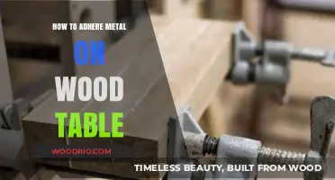 Securely Attaching Metal to Wood: A Step-by-Step Table Upgrade Guide