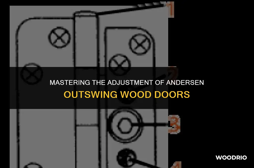 how to adjust a andersen outswing wood door