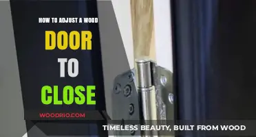 Mastering the Art of Wood Door Adjustment: A Step-by-Step Guide
