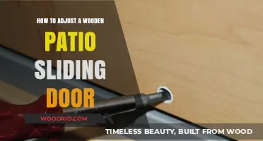 Smooth Operation: Adjusting Your Wooden Patio Sliding Door