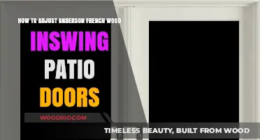Mastering the Adjustment of Anderson French Wood Inswing Patio Doors