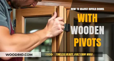 Mastering the Art of Adjusting Bifold Doors with Wooden Pivots