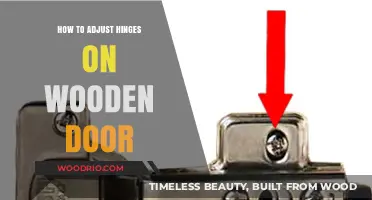 Mastering Door Maintenance: A Guide to Adjusting Hinges on Wooden Doors