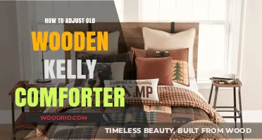 Reviving Comfort: Adjusting Your Vintage Wooden Kelly Comforter with Ease