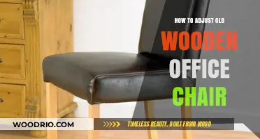 Revive Your Vintage Wooden Office Chair: Simple Adjustment Tips and Tricks