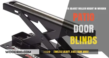 Easy Guide to Adjusting Roller Height in Wooden Patio Door Blinds