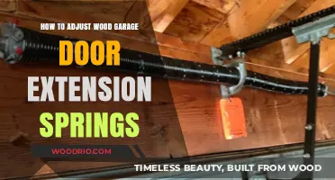 Mastering Wood Garage Door Extension Springs Adjustment