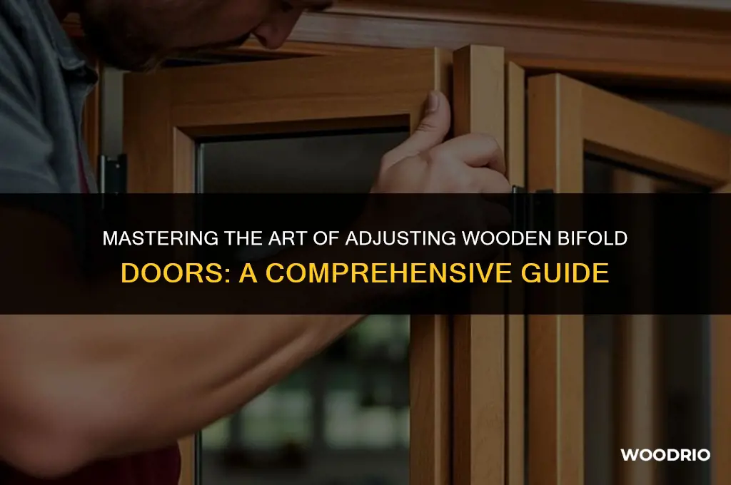 how to adjust wooden bifold doors