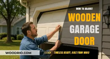 Mastering the Art of Wooden Garage Door Adjustment