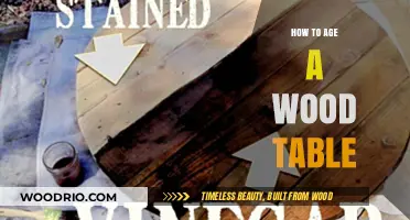 Mastering the Art of Aging Wood Tables: Techniques and Tips