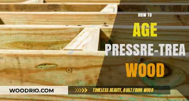 Timeless Transformation: The Art of Aging Pressure-Treated Wood