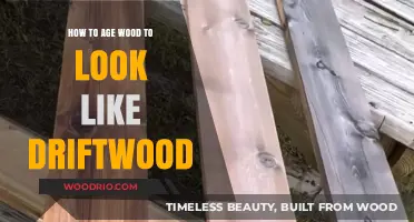 Unlocking the Secrets: Transforming Wood into Driftwood Beauty