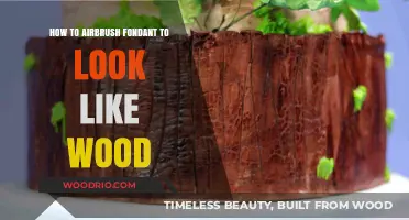 Mastering the Art of Airbrushing Fondant to Mimic Wood