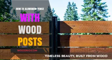 Combining Aluminum Fence Panels with Wood Posts: A Step-by-Step Guide