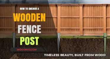 Secure Your Fence: A Step-by-Step Guide to Anchoring Wooden Posts