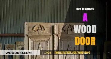 Timeless Charm: A Step-by-Step Guide to Antiquing Wood Doors
