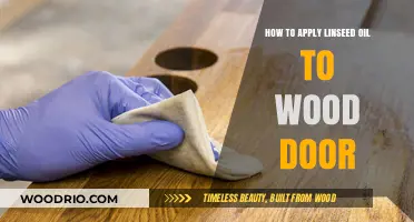 Revitalize Your Wood Door: A Step-by-Step Guide to Applying Linseed Oil