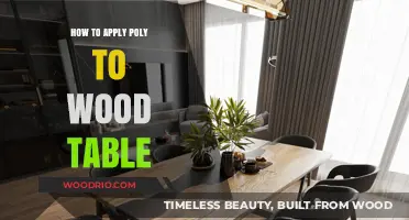 Easy Steps to Apply Polyurethane Finish to Your Wood Table