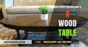 Mastering Polyurethane Application: A Step-by-Step Guide for Wood Tables