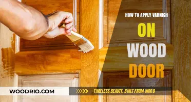 Enhance Your Wood Door's Beauty: A Guide to Varnish Application