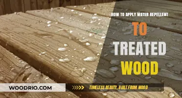 Enhancing Wood's Durability: A Guide to Applying Water Repellent Treatments