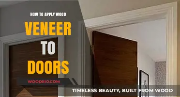 Transform Your Doors: A Step-by-Step Guide to Applying Wood Veneer