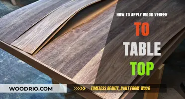 Transform Your Table: A Step-by-Step Guide to Applying Wood Veneer