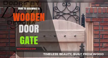 Crafting Your Own Wooden Door Gate: A Step-by-Step Guide