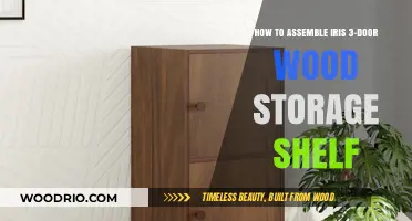 Assembling the Iris 3-Door Wood Storage Shelf: A Step-by-Step Guide
