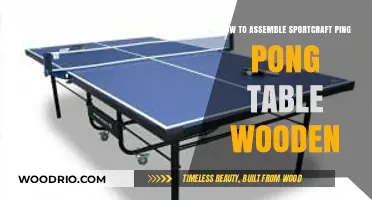 Step-by-Step Guide to Assembling Your Sportcraft Wooden Ping Pong Table