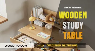 Step-by-Step Guide to Assembling Your Wooden Study Table Easily