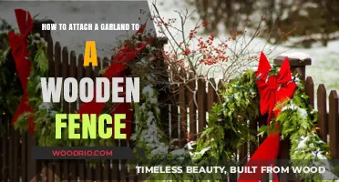Easy Steps to Securely Attach a Garland to Your Wooden Fence