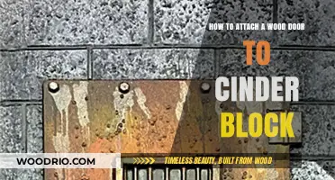 Securely Attaching a Wooden Door to Cinder Block: A Step-by-Step Guide