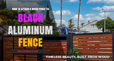Attaching Wood to Black Aluminum Fence: A Step-by-Step Guide