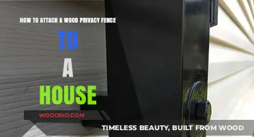 Attaching a Wood Privacy Fence to Your House: Step-by-Step Guide