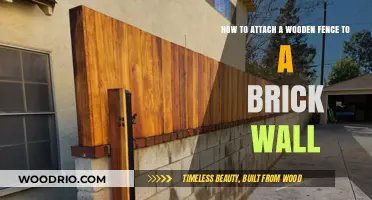 Attaching Wooden Fences to Brick Walls: A Step-by-Step Guide