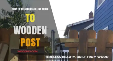 Securely Attaching Chain Link Fence to Wooden Posts: A Step-by-Step Guide