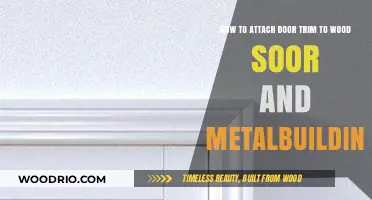 Secure and Stylish: Attaching Door Trim to Wood and Metal Buildings