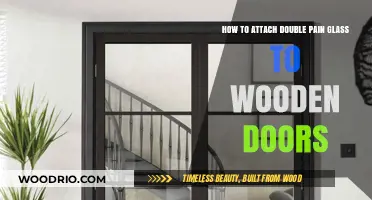 Enhancing Security and Style: Attaching Double Pane Glass to Wooden Doors