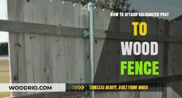 Attaching Galvanized Posts to Wood Fences: A Step-by-Step Guide