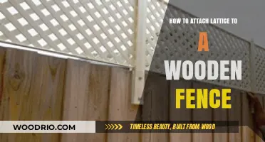 Enhance Your Wooden Fence: A Step-by-Step Guide to Attaching Lattice