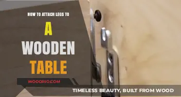 Attaching Legs to a Wooden Table: A Step-by-Step DIY Guide